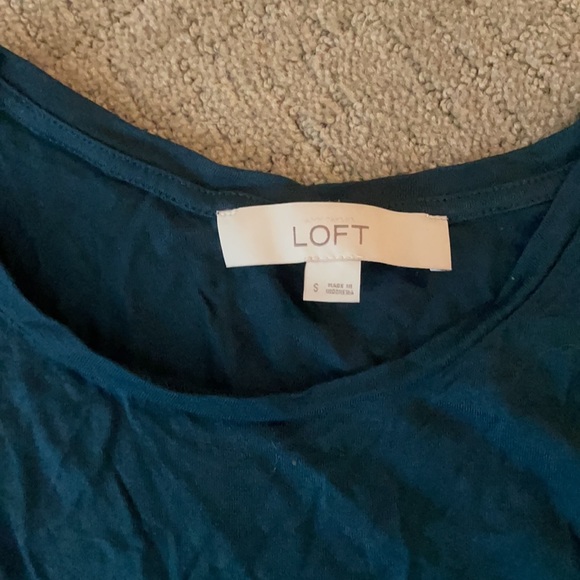 Green top, small size by Loft, new without tag. - Picture 2 of 3